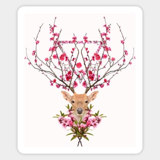 spring deer Sticker